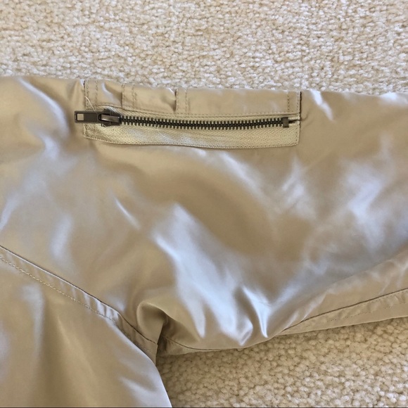 Members Only Bone Satin 3/4 Sleeve Bomber - Picture 2 of 5